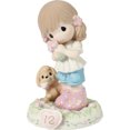 thumbnail image 2 of Precious Moments Growing In Grace, Age 12, Brunette Girl Figurine, 1 Each, 2 of 5