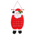 thumbnail image 1 of Adviento De Navidad De Fieltro, Calendario De Adviento De Fieltro De Papá Noel Para Colgar En La Pared, Calendario De Cuenta Atrás De 24 Días Para Decoración Del Hogar Minnieouse HA040443-02, 1 of 6