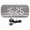 White, variant on YAHHU Alarm Clock Radio Portable Dimmer Control Dual Alarm FM with Bluetooth Speaker White 5.7 inches / 14.5 cm