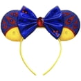 thumbnail image 2 of Minnie Mickey Mouse Ears headband Disneyland Disney Snow White Princess HANDMADE, 2 of 2