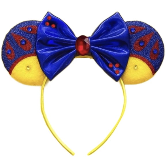 Minnie Mickey Mouse Ears headband Disneyland Disney Snow White Princess HANDMADE