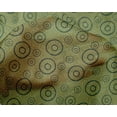 thumbnail image 4 of oneOone Silk Tabby Fabric Geometric & Circle Block Printed Fabric 1 Yard 42 Inch Wide, 4 of 4