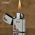 thumbnail image 2 of Bbsisgo Kerosene lighters, Candle lighters, Gift lighters for men and women(Without fuel),青铜玫瑰, 2 of 7
