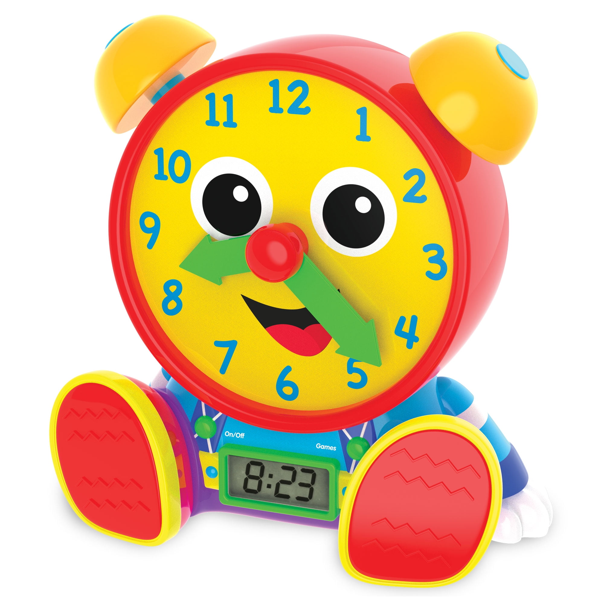 The Learning Journey – Telly Jr. Teaching Time Clock – Primary Color - Toddler Toys & Gifts for Boys & Girls Ages 3 Years and Up – Award Winning Toy