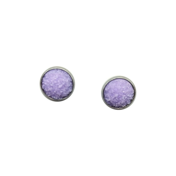 Sonducket Pendientes de tuerca de 10 mm Pendientes de forma redonda Pendientes de gota de acero inoxidable resistentes Joyas de moda perforadas Tipo de Ropa, zapatos y accesorios Miscelánea tipo 6 6 Sonducket AP010471-06