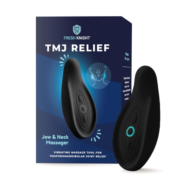 Alivio de la ATM: el mejor masajeador de ATM, vibración calmante para aliviar el dolor, alivia la tensión en el cuello, la mandíbula y el rostro, las mejores herramientas ergonómicas de masaje facial,