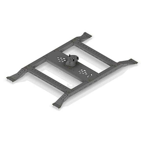 Motobilt Motobed 5-Lug Tire Carrier Rack for JT Gladiator Replacement Bed, Stainless Steel, 1 Count