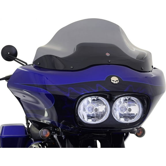 12" Dark Smoke Flare Windshield