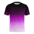 thumbnail image 6 of cocolona Mens and Womens Short Sleeve T Shirts Summer Fashion Casual Loose Gradient Crew Neck Tops Vintage Tees, 6 of 8