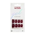 thumbnail image 1 of KISS Gel Fantasy Nails - One Call, Red, Oval, Short, 1 of 5