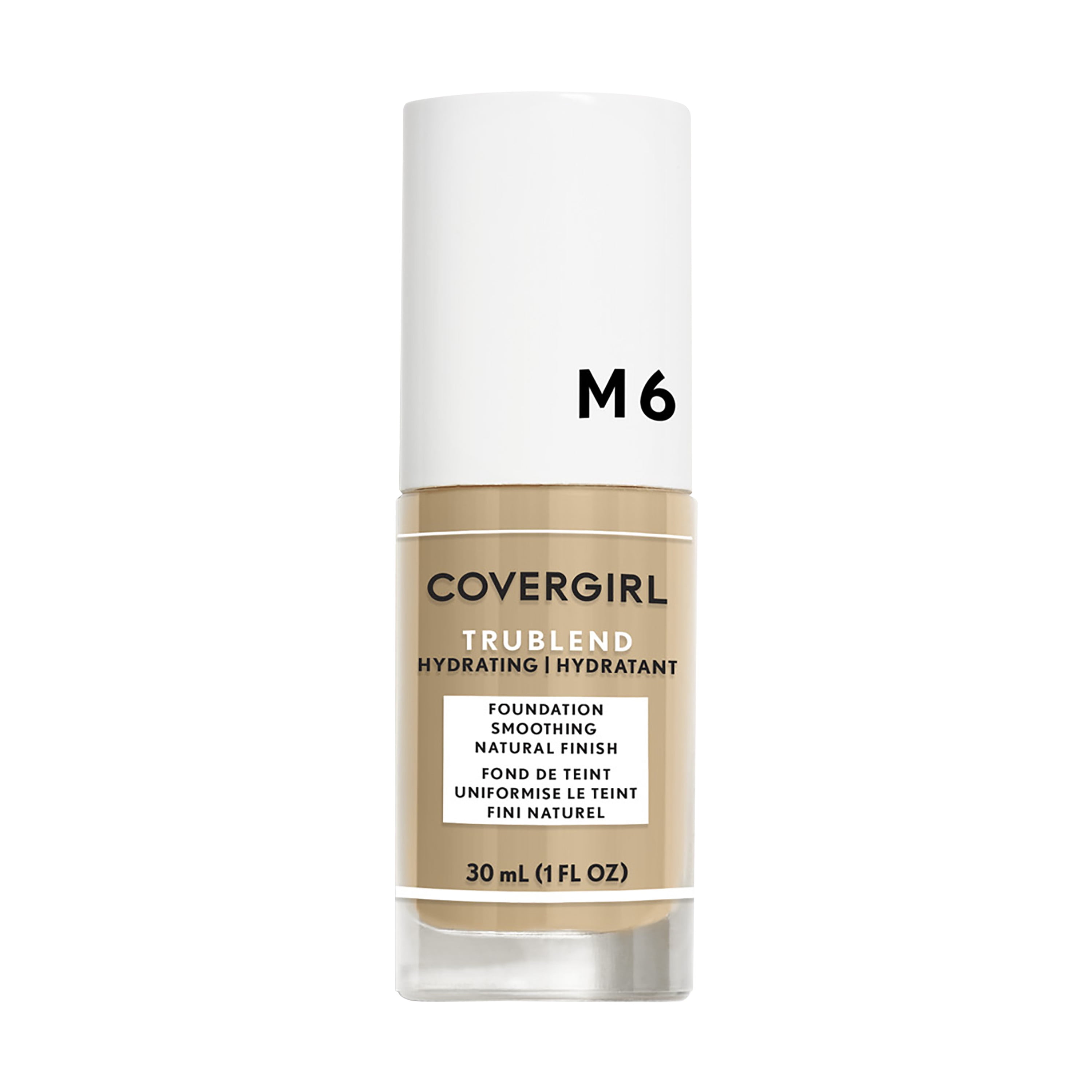 COVERGIRL TruBlend Hydrating Foundation, Dewy Finish, Lasts All Day, Lightweight, Oil-free Formula, Blurring Imperfections