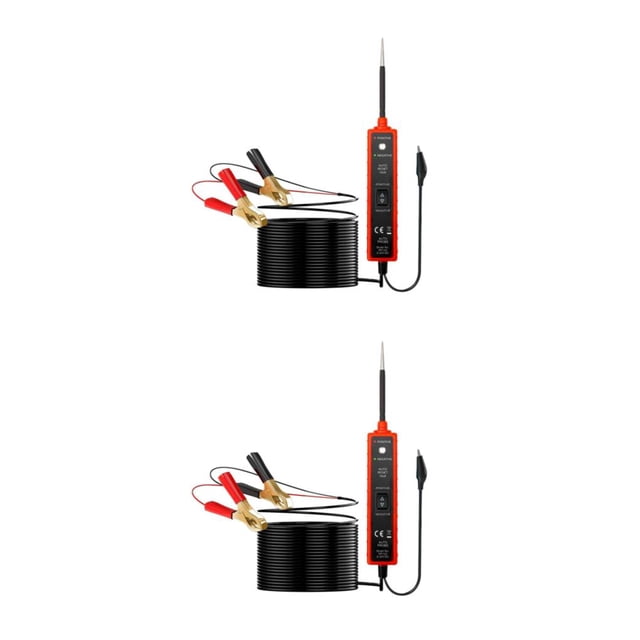 relayinert Professional Car Electrical Circuit Tester Power Probe Diagnostic Tool Test Device 6-24V and Accurate Type1 2PCS