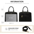 thumbnail image 4 of LOVEVOOK Purses and Handbags for Women, Vintage Tote Shoulder Bag Trendy, PU Leather Satchel Bag, Medium Ladies Hand Bag, 4 of 6