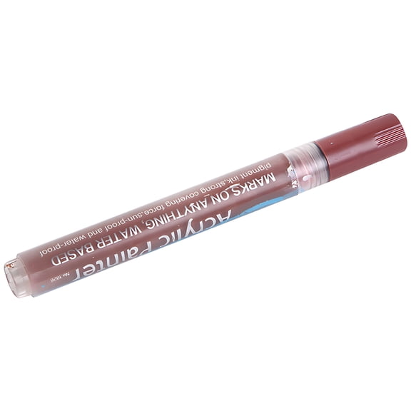 CCOCC 2026 New 1Pc Acrylic Paint Markers,Water-Based Non-Toxic Permanent Markers Medium Tip,Quick Dry Waterproof Acrylic Paint Pens for Metal,Wood,Rock,Glass,Canvas,Plastic,And Ceramic,3Ml,Coffee