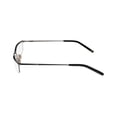 thumbnail image 4 of NEW VERA WANG V106 WOMENS/LADIES CAT EYE HALF-RIM CHROME / BLACK SCHOOL TEACHER LOOK ELEGANT CAT EYE FRAME DEMO LENSES 50-18-135 EYEGLASSES/EYE GLASSES, 4 of 9