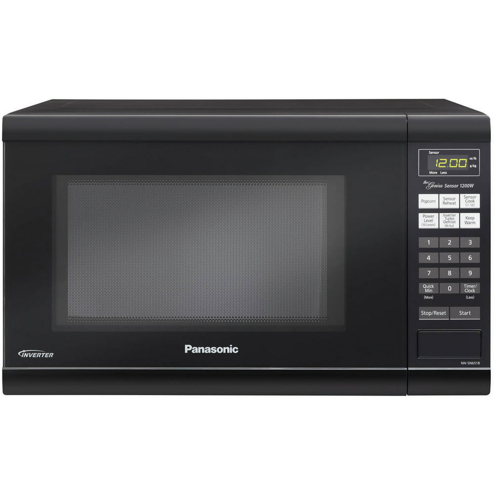 Panasonic 1.2 Cu. Ft. 1200W Inverter Microwave Oven, Black - Walmart ...