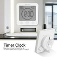 thumbnail image 2 of BALDR Horloge de Douche Étanche LCD, Blanche, 2 of 8