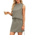 thumbnail image 3 of Gamivast Two Piece Skirt Sets for Women Summer Tennis Skirts Outfits Elastic Skorts Lounge Matching Sets Gray M Womens Clothing Add to My Order Today, 3 of 7