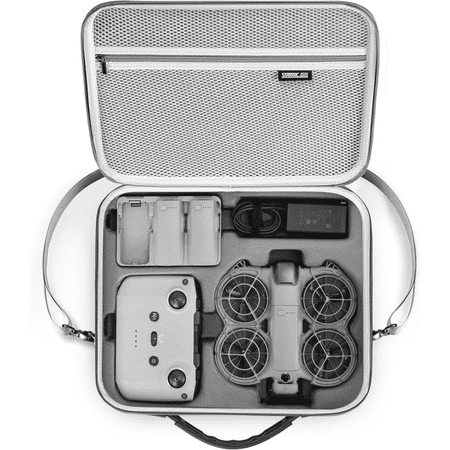 STARTRC PHOTO Carrying Case for DJI Neo 2 Accessories, Portable PU Protective Shoulder Bag for DJI Neo 2 Fly More Combo, Compatible with RC-N3/RC-N Remote Controller