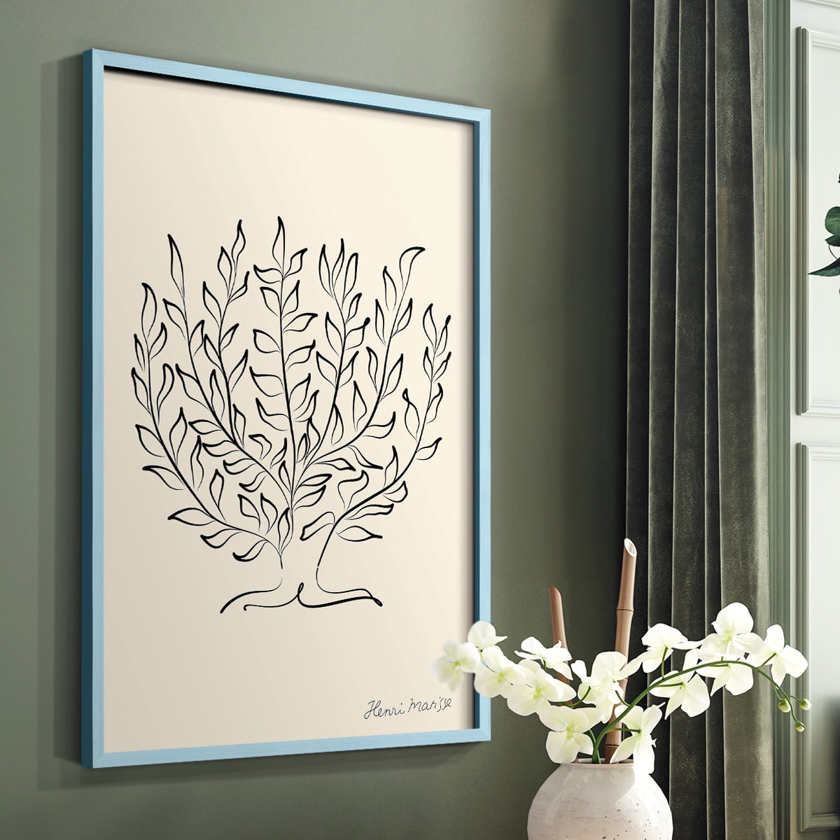 Matisse CCII in Solid Wood 11 x 14 Framed Print