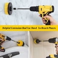 thumbnail image 3 of Cepillo para taladro, 7 piezas, cepillo giratorio para limpieza de alfombras de coche, baños, interior de coche, asientos, fregador eléctrico (taladro no incluido), 3 of 5