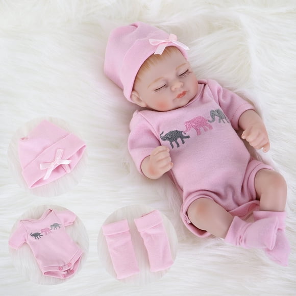 ENADOLL Reborn Baby Doll Realistic Silicone Vinyl Baby Girl Set de regalo de muñeca realis ENADOLL ENADOLL