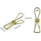 thumbnail image 2 of Paquete de 25 clips de metal pequeños dorados, clips versátiles para uso general. JFHHH pequeña, 2 of 3