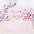 thumbnail image 2 of GFDYREE Sequin Tablecloth, Wedding, Sweetheart, Christmas Tree, Rectangular, 60"x 126", Iridescent, 2 of 5