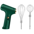 thumbnail image 2 of USB Rechargeable Hand Mixer - Cordless Electric Egg Beater and Whisk - Portable Kitchen Mixing Tool - Green, 2 of 6