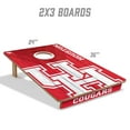 thumbnail image 5 of YouTheFan NCAA Houston Cougars 2' x 3' Cornhole Game, 5 of 6