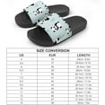 thumbnail image 2 of GZHJMY Stylish Slides for Women Men, Panda Object Set with Bamboo Soft Flexible Slip-on Sandals Slippers, 2 of 7