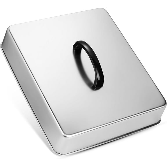 Griddle Accessories for Blackstone, Commercial Grade Heavy Duty Rectangular Basting Cover, Stainless Steel Cheese Melting Dome and Steaming Cover, Best for Use in Flat Top Grill Cooking