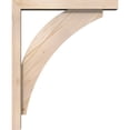 thumbnail image 3 of Ekena Millwork 3 1/2"W x 18"D x 22"H Thorton Block Smooth Bracket w/ Offset Brace, Douglas Fir, 3 of 25
