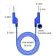 thumbnail image 2 of 20 Piezas Cables de Prueba de Enchufe de Plátano una Plátano Apilables Cable de Prueba Eléctrico Suave, 3,3 Pies / 1 M para Multímetro 1000 V 15A, 2 of 5