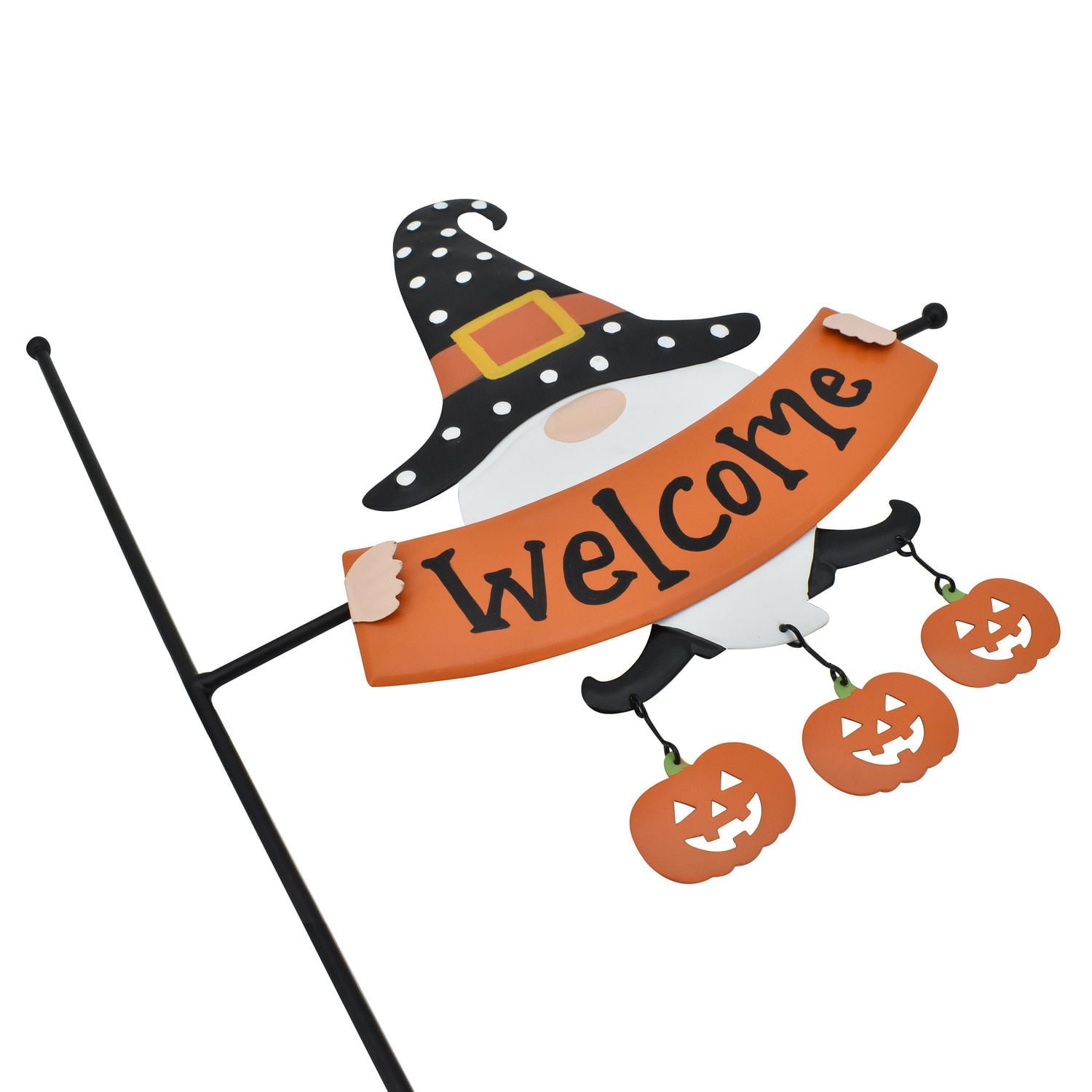 Halloween witches design garden stake