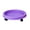 Purple Mobile Tray, variant on Walbest 1 Pack 12.60"/ 13.98" Plastic Gardening Pot Tray Flower Planter Stand Base Holder with/without Wheels, Round Movable Planter Dolly Trolley Tray Pallet Outdoor Indoor Flower Planter Stand