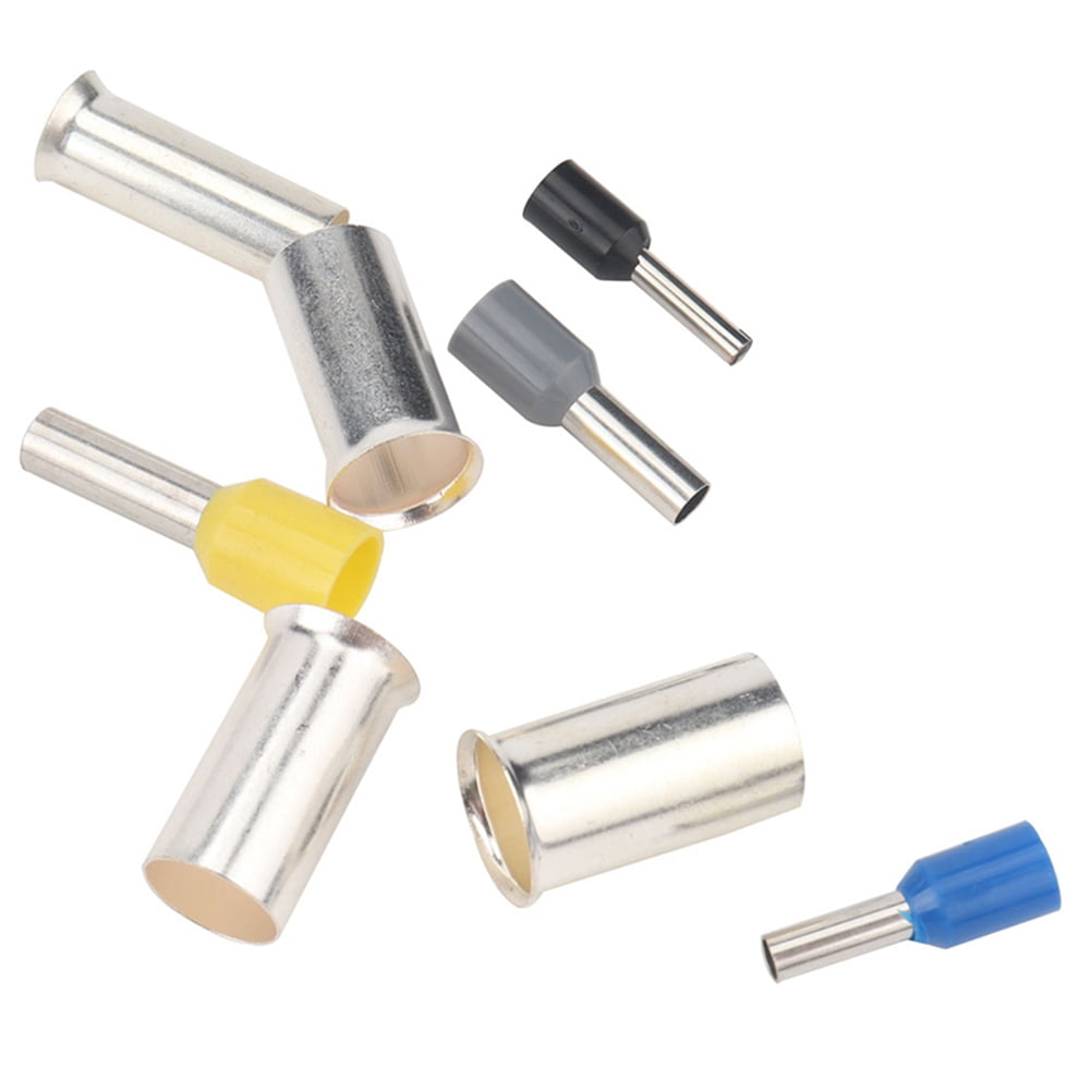 390Pcs AWG (2 4 6 8 10 12 14 16) Wire Ferrules Kits Crimp Terminal Connector Sleeves Crimping Tool