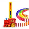 Sugeryy Domino Train Blocks Rally Electric Toy Set Train Model with Lights and Sounds Construction and Stacking Toys