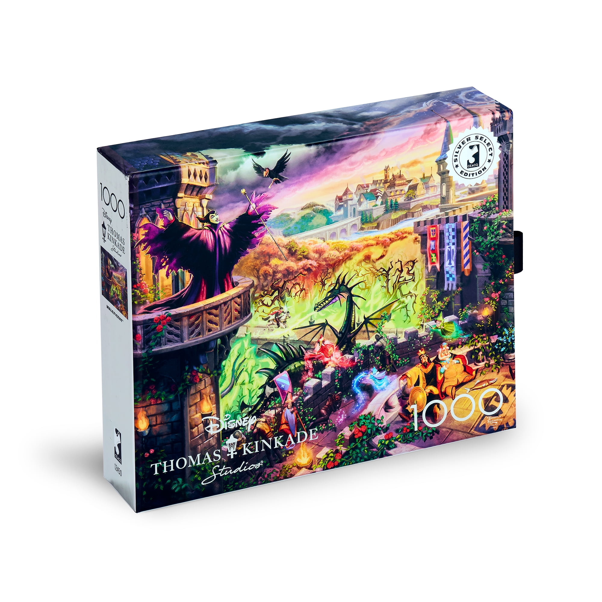 Buffalo Games 1000-Piece Silver Select Disney Thomas Kinkade Maleficent Jigsaw Puzzle