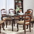 thumbnail image 5 of Furniture of America Pienne Transitional 5-Piece Wood Dining Set in Dark Walnut, 5 of 8