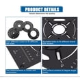 thumbnail image 3 of Trimming Machine Flip Board, Anti Deformation Router Plate High Strength Aluminum Alloy  For DIY, 3 of 8