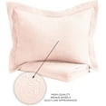 thumbnail image 4 of Royal Borough Luxuriously-Textured 100% Cotton Matelasse 2 Piece. Solid Color Coverlet Set with Sham (Blush, Twin), 4 of 5