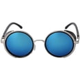 thumbnail image 2 of Gothic Sunglasses - Black Silver Frame / Blue Mirror Lens, 2 of 4