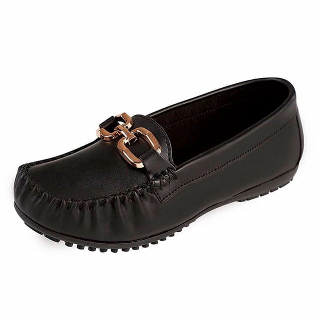 Zapato Confort Mujer CASTALIA 561-96 Negro Detalle Dorado