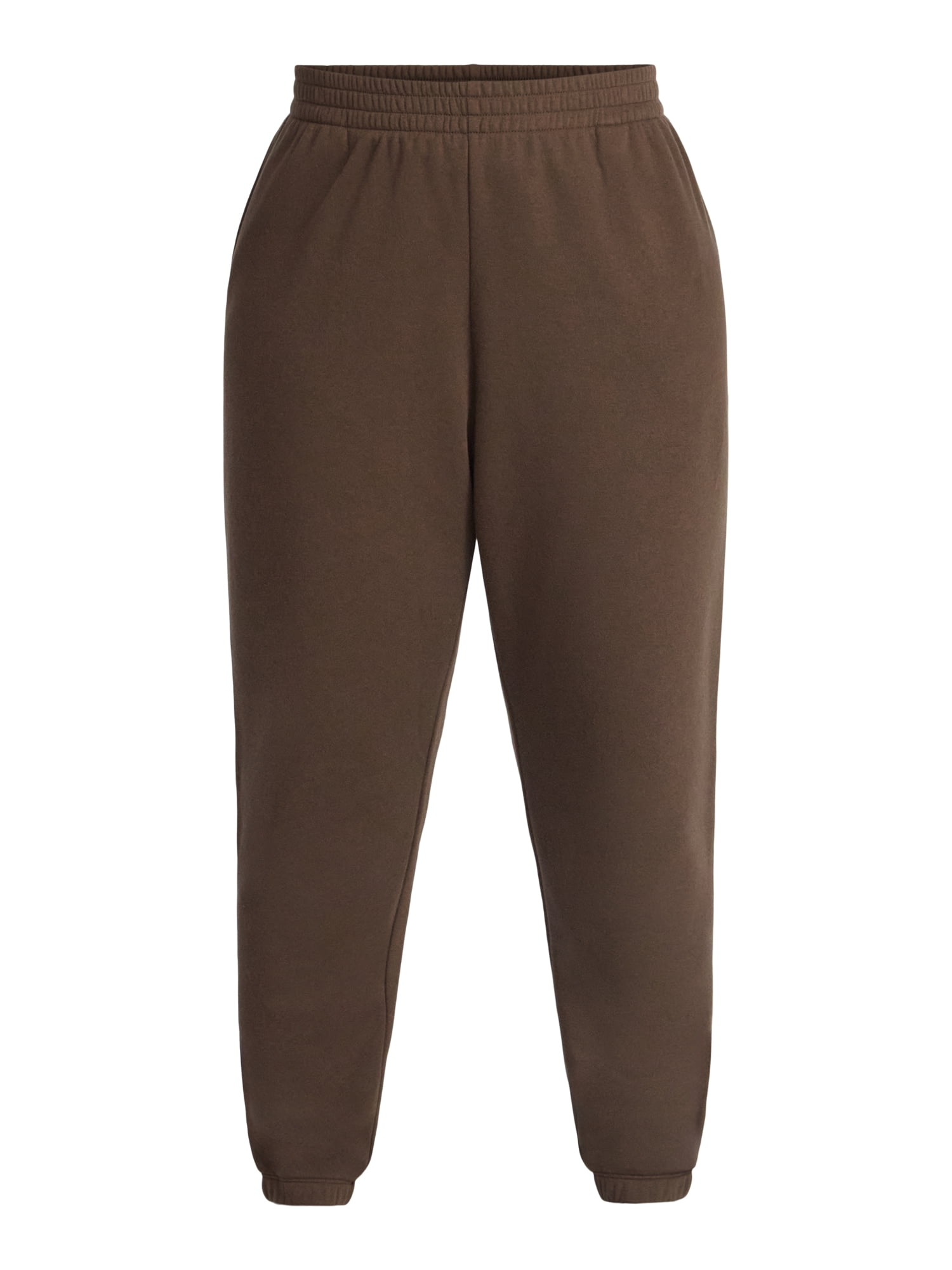 Terra & Sky Women's Plus Fleece Jogger Sweatpants, Size 0X-5X