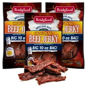 Bridgford Sweet Baby Ray’s Beef Jerky Original 10 oz Pack of 3