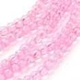 thumbnail image 3 of 1Strand Crackle Glass Beads Strands Round Hot Pink 6mm Hole: 1.3~1.6mm 31.4 inch, 3 of 3