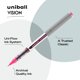 thumbnail image 5 of Bolígrafos Rollerball Uni-Ball Vision 0.7 mm Punta Fina Rosa Paquete con 12, 5 of 8