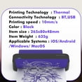 thumbnail image 3 of Printer Kit, Mini Small  Printer Kit with Transfer Papers for Home, 3 of 7
