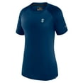 thumbnail image 2 of Women's Fanatics  Deep Sea Blue Seattle Kraken Authentic Pro Tech T-Shirt, 2 of 3